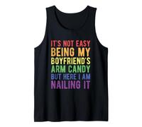 Hombre No es fácil ser el Brazo de mi Novio Candy - Pareja Gay Camiseta sin Mangas