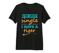 Hombre No Estoy Soltero, Tengo un Tigre Cita Divertida de un Amante de los Tigres Camiseta Premium