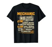 Hombre No I'm Not Ignoring You Llave Mecánica Humor Cotización Coche Camiseta