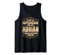 Hombre NO SOY UN SUPERHÉROE PERO SOY ADRIÁN. DISEÑO VINTAGE Camiseta sin Mangas