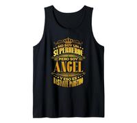 Hombre NO SOY UN SUPERHÉROE PERO SOY ÁNGEL. DISEÑO VINTAGE Camiseta sin Mangas