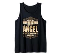 Hombre NO SOY UN SUPERHÉROE PERO SOY ÁNGEL. DISEÑO VINTAGE Camiseta sin Mangas