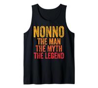 Hombre Nonno The Man The Myth The Legend Camiseta para el Día del Padre Camiseta sin Mangas