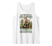 Hombre Nunca Subestimes a un Anciano Que todavía Trabaja en Sus 70 años Camiseta sin Mangas