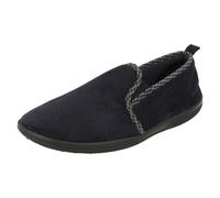Hombre Padders Azul Marino 0r Gris Textil Espuma Viscoelástica Pantuflas: Lewis