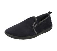 Hombre Padders Lewis Espuma Viscoelástica Azul Marino Pantuflas Ancho Ajuste G