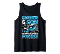 Hombre Padre e Hijo a Juego Traje Riding Buddies For Life Camiseta sin Mangas