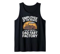 Hombre Padre Empleado del Mes En La Fábrica De Pedos De Papá Camiseta sin Mangas