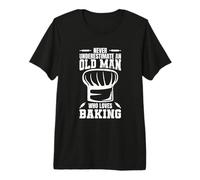 Hombre Panadero Abuelo Pastelero Día del Padre Camiseta Premium