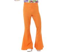 Hombre Pantalones Acampanados Disfraz 60s 70s Retro Fiesta Disco Hippie Adulto