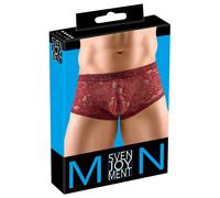 Hombre Pants. Seductora, Transparente Pantalones De Floraler Encaje En Multa