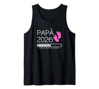 Hombre Papà 2026 Loading Annuncio Gravidanza Bimba Femmina Camiseta sin Mangas