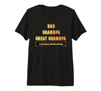 Hombre Papá, Abuelo, bisabuelo, día del Padre, diversión Camiseta Premium