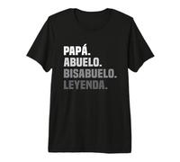 Hombre Papá Abuelo Bisabuelo Leyenda Divertido Regalo Español Abuelo Camiseta Premium