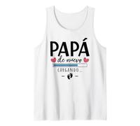 Hombre Papá De Nuevo 2027 Anuncio De Embarazo Papá por Segunda Vez Camiseta sin Mangas