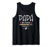 Hombre Papá De Nuevo 2027 Anuncio De Segundo Embarazo para Papá Camiseta sin Mangas