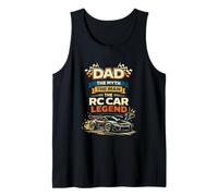 Hombre Papá El Mito El Hombre El Coche RC Leyenda Diseño Camiseta sin Mangas