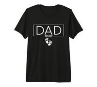 Hombre Papá EST 2027 Nuevo Papá Primera Vez Padre Camiseta Premium