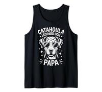 Hombre Papá Leopard Dog Catahoula Funny Catahoula Leopard Dog Camiseta sin Mangas