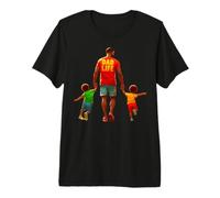 Hombre Papá Negro Vida Padre cumpleaños papá Padre día del Padre Pap Pop Camiseta Premium