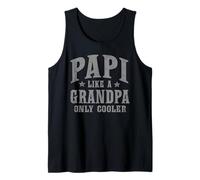 Hombre Papi Like A Grandpa Only Cooler Funny Camiseta sin Mangas
