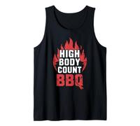 Hombre Parrilla para barbacoa de alto número de cuerpos para ahumar carne divertida Pitmaster Camiseta sin Mangas