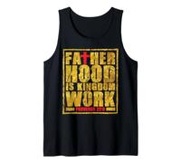 Hombre Paternidad Cristiana: la paternidad es una Labor del Reino. Camiseta sin Mangas