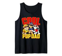 Hombre Paw Patrol Father's Day Cool Pup Dad Camiseta sin Mangas