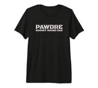 Hombre PAWDRE Basset Hound Dad Dog Father Camiseta Premium