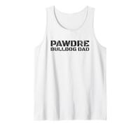 Hombre PAWDRE Bulldog Dog Dad Design for Canine Lovers Camiseta sin Mangas