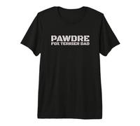 Hombre PAWDRE Fox Terrier Dad Dog Lover Camiseta Premium