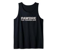 Hombre PAWDRE Fox Terrier Dad Dog Lover Camiseta sin Mangas