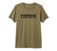 Hombre PAWDRE Senior Dog Dad Rescue Pet Lover, Dad of Old Dog Camiseta Premium