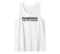 Hombre PAWDRE, The Cat Father, Cat Dad, Feline Fathers, Funny Cat Camiseta sin Mangas