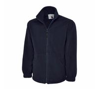 Uneek clothing UC601 - Chaqueta de forro polar con cremallera completa (380 g/m²), color azul marino, talla X grande