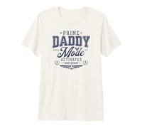 Hombre Prime Dad Mode Activado, Daddy Legend Superhero Soccer Fan Camiseta Premium
