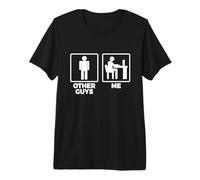 Hombre Programador Versus Regular Guys - Funny Developer Coder Camiseta Premium