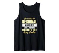 Hombre Promocionado a Gerente Regional como Un Gerente Normal Divertido Camiseta sin Mangas