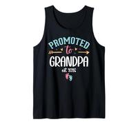 Hombre Promoted to Grandpa EST 2026 Soon to Be Grandpa New Grandad Camiseta sin Mangas