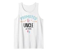 Hombre Promoted to Uncle EST 2026 First Time Uncle Soon to Be 2026 Camiseta sin Mangas