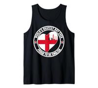 Hombre Promovido a Brother Best English Bro World's Okayest Boy Kid Camiseta sin Mangas