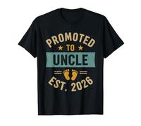 Hombre Promovido al tío EST. 2026 Anuncio de Embarazo Camiseta gráfica económica