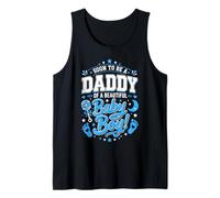 Hombre Pronto To Be A Daddy of A Beautiful Baby Boy Camiseta sin Mangas
