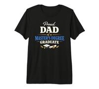 Hombre Proud Dad of a Master's Degree Graduate Graduation Camiseta Premium