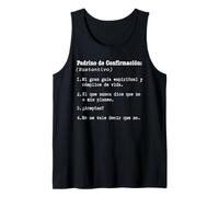 Hombre Prpuesta Quieres Ser Mi Padrino de Confirmación Definición Camiseta sin Mangas