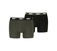 Hombre Puma Boxers 2 Paquete Diario Algodón Elástico con Logo Goma Cintura