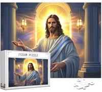 Hombre Puzzle 1500 Piezas Adultos, Puzzle Sagrado Patrón Diseño, Jigsaw Adultos, DIY Artesanía Familia Actividades con Embalaje de Caja de Regalo, Home Room Wall Decor, Regalo Mujer, 87x57cm, Model432