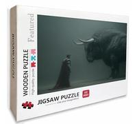 Hombre Puzzle Madera, Ox Puzzle 4000 Piezas Adultos con Compact Box 141x87cm, Rompecabezas Desafiante, Juegos de Rompecabezas Creativos para Hombres Mujeres, Decoración Verano, Regalo niñas, 4-8681