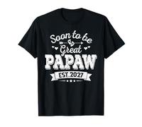 Hombre Que Pronto será Genial Papaw EST 2027 Funny Dad Camiseta
