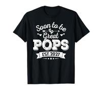 Hombre Que Pronto será Genial Pops EST 2027 Funny Dad Camiseta